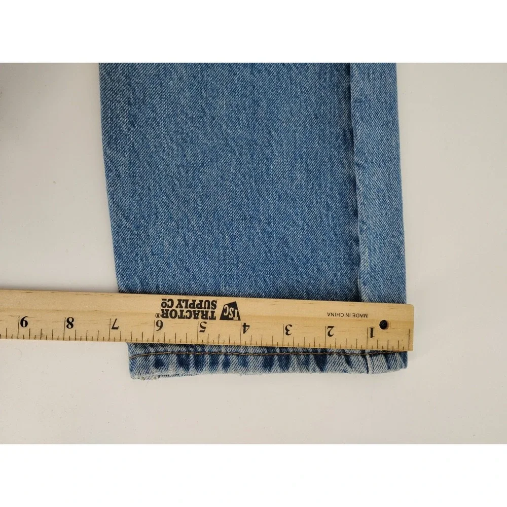 Levis 502 Jeans Regular Taper Blue 30x32 Distressed Grunge